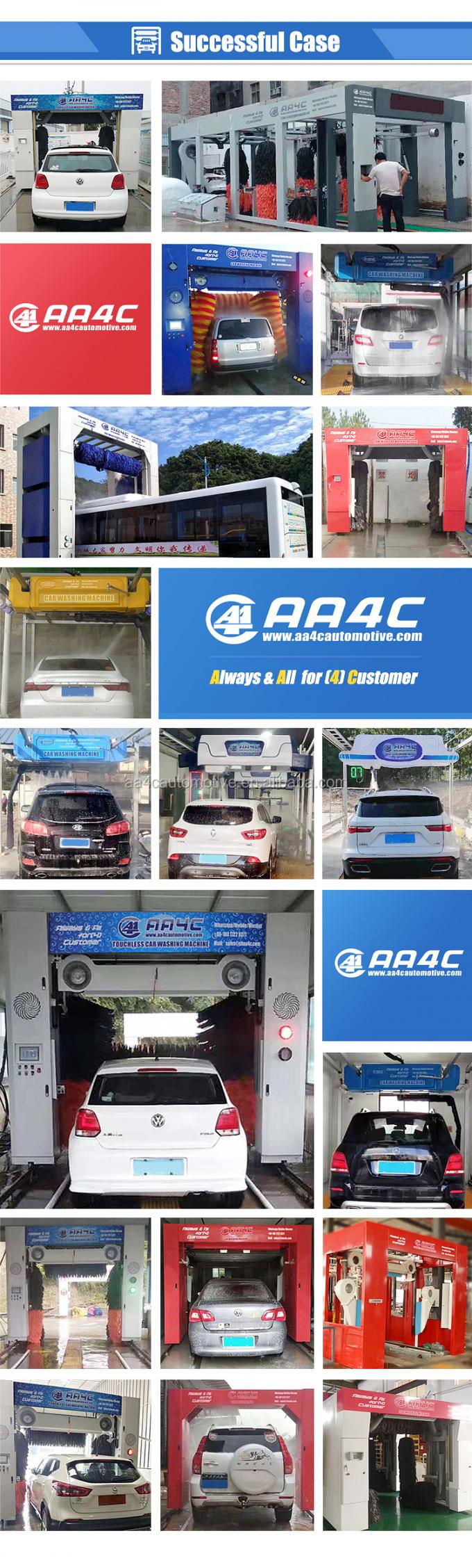 AA4C 자동 터널 자동차 세정 기계  9 솔 세차 기계 시스템  세차 기계 시스템  AA-CW9